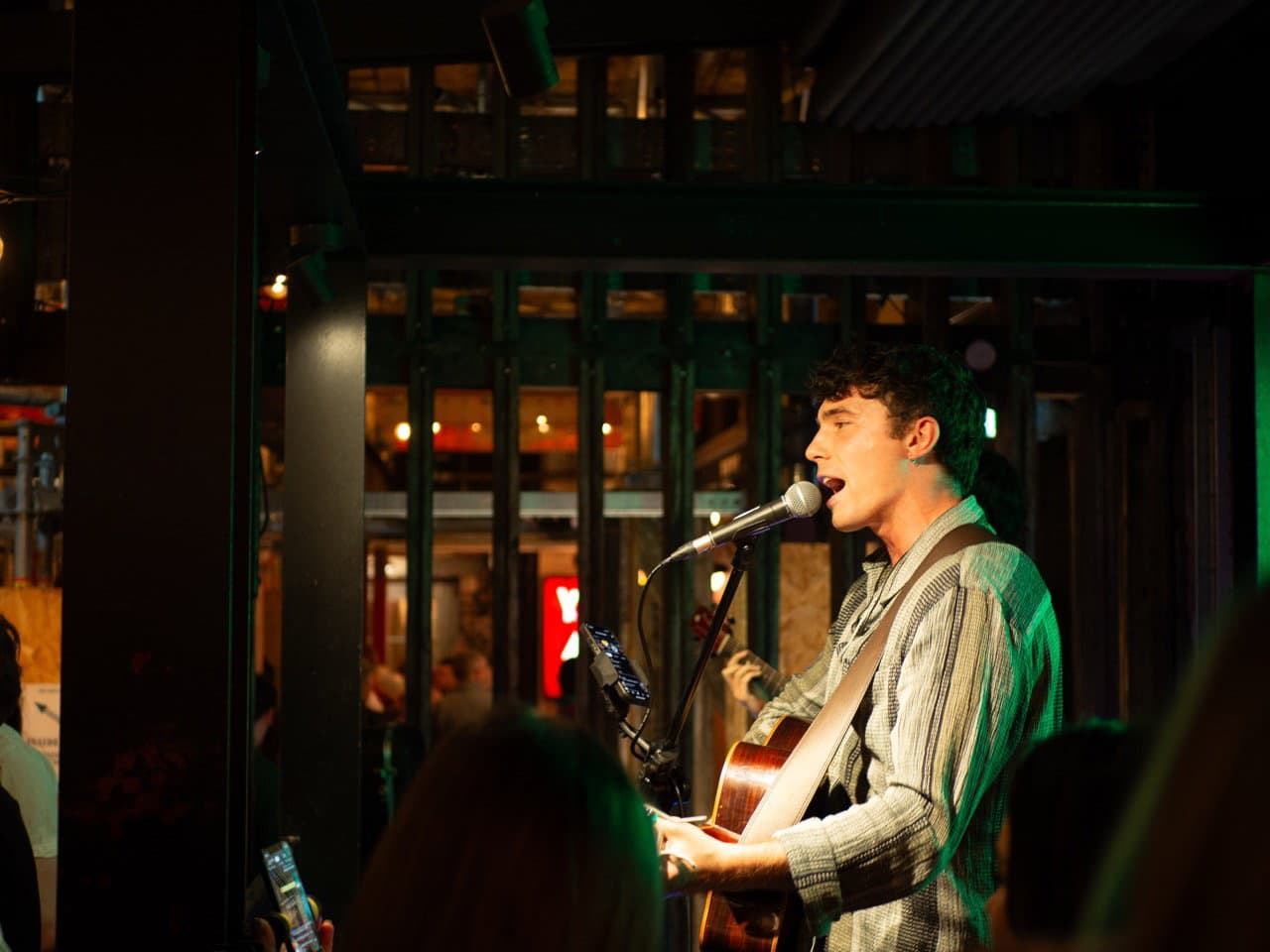 Harry McGarrity performing live